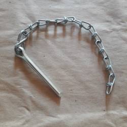 Pintle Hook Lock Pin and Chain M998 HMMWV