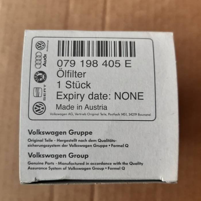 Oil Filter Audi 079 198 405 E