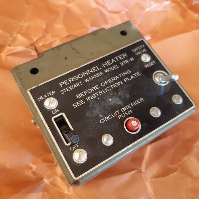 Switch Heater Stewart Warner 978-M