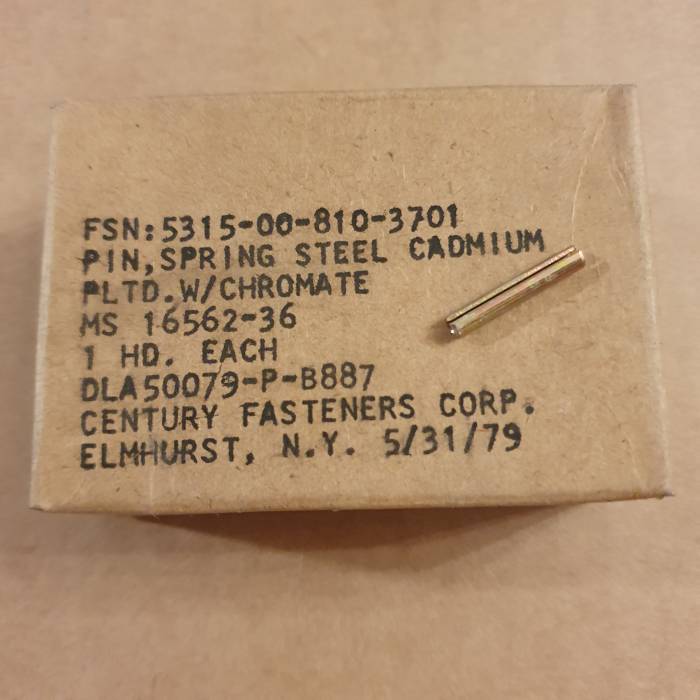 Pin Spring Steel MS16562-36
