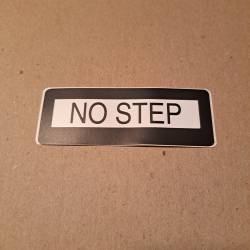 Sticker No Step