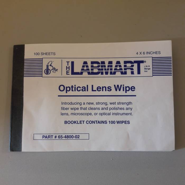 Optical Lens Wipe